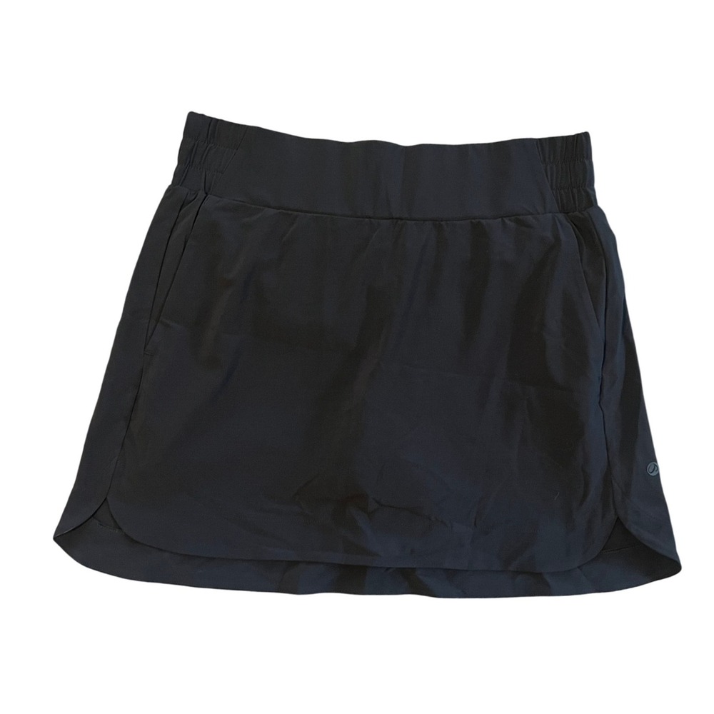 CRZ YOGA‎ Black Athletic Skirt Shorts with Built in Liner Women's Size Small